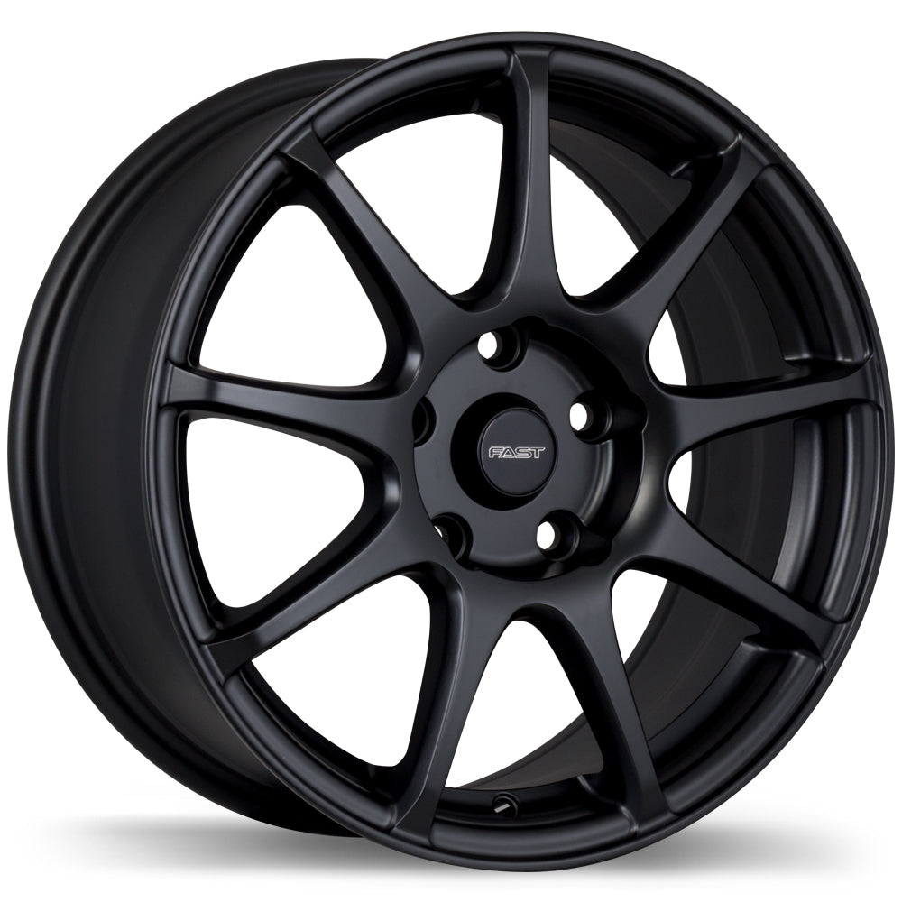 Fast Wheels Orbit Matte Black 5x114.3 17x7.5 +42 73HB