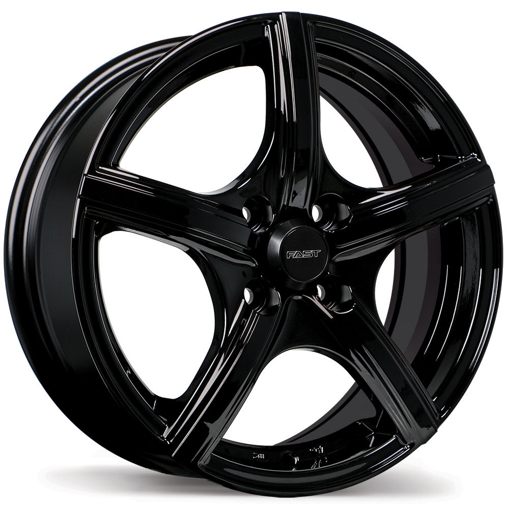 Fast Wheels Jet Gloss Black 4x100 14x5.5 +40 54.1HB