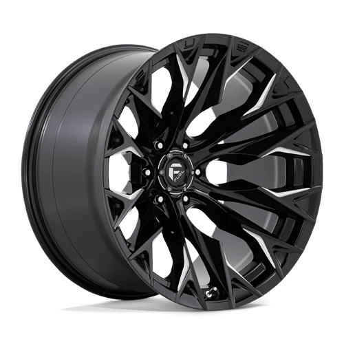 Fuel OffRoad D803 FLAME GLOSS BLACK MILLED 6X5.5 22X12 -44 106.1HB