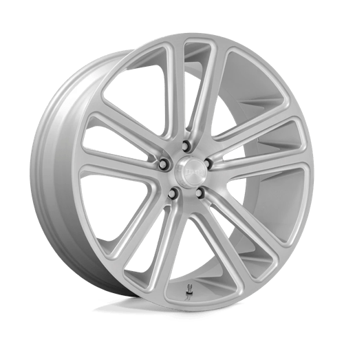 DUB S257 FLEX GLOSS SILVER BRUSHED FACE 5X5.0 24X10 +10 78.1HB