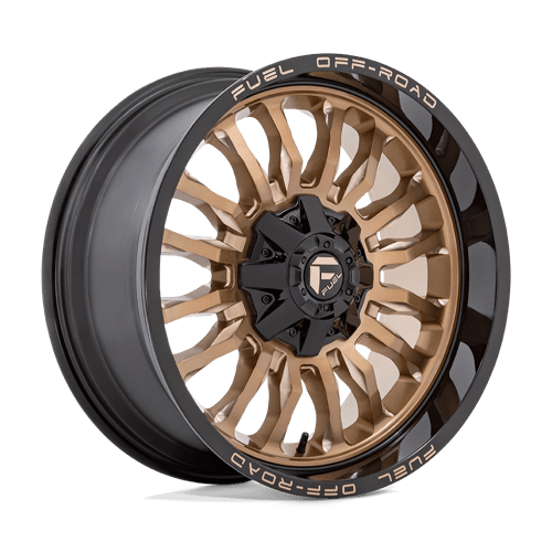 Fuel OffRoad D797 ARC PLATINUM BRONZE W/ BLACK LIP 8X6.5 22X12 -44 125.1HB