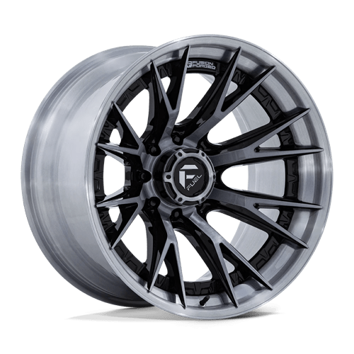 Fuel OffRoad FC402 CATALYST GLOSS BLACK BRUSHED DARK TINT 8X170 24X12 -44 125.1HB