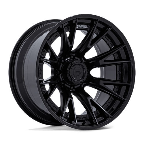 Fuel OffRoad FC402 CATALYST MATTE BLACK W/ GLOSS BLACK LIP 8X180 22X12 -44 124.2HB