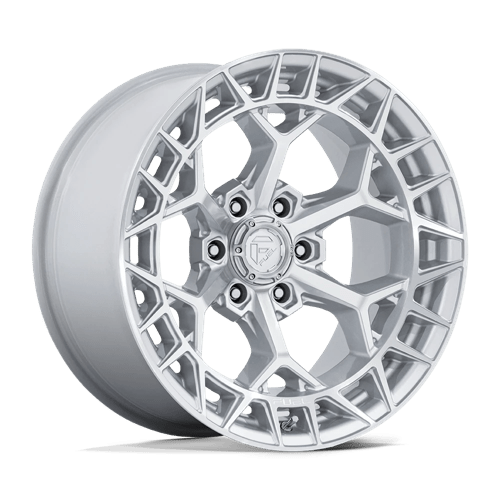 Fuel OffRoad FC873 CHARGER GLOSS SILVER W/ MACHINED FACE 5X5.0 17X9 -12 71.5HB