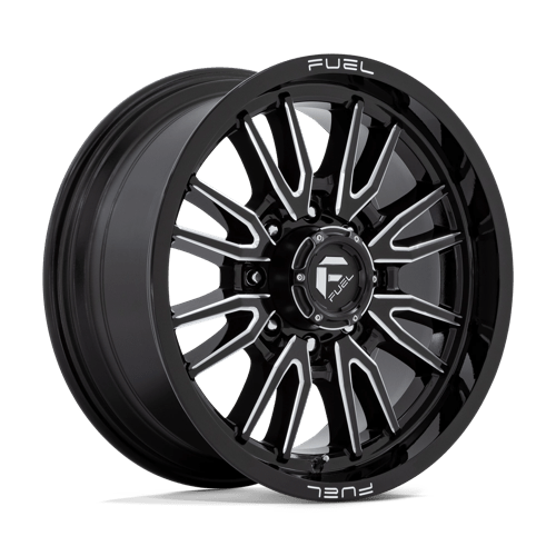 Fuel OffRoad D761 CLASH GLOSS BLACK MILLED 8X180 20X9 +20 124.2HB