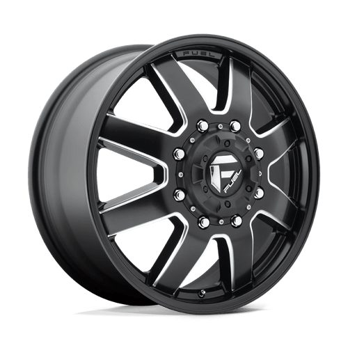Fuel OffRoad D538 MAVERICK MATTE BLACK MILLED 8X6.5 22X8.25 +105 117HB