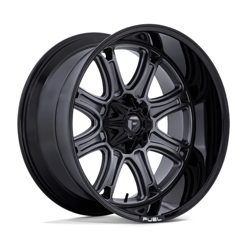Fuel OffRoad DARKSTAR MATTE GUNMETAL W/ BLACK LIP BLANK 22X10 -18 78.1HB