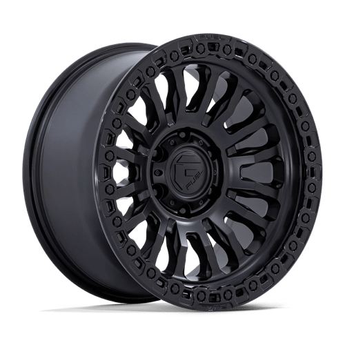 Fuel OffRoad FC857 RINCON MATTE BLACK W/ GLOSS BLACK LIP 5X5.0 17X9 +1 71.5HB