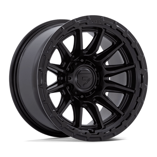 Fuel OffRoad FC866 PISTON BLACKOUT W/ GLOSS BLACK LIP 5X5.0 17X9 -12 71.5HB