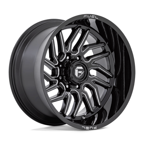Fuel OffRoad D807 HURRICANE GLOSS BLACK MILLED 8X180 20X10 -18 124.2HB