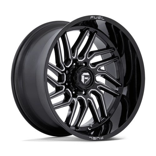 Fuel OffRoad D807 HURRICANE GLOSS BLACK MILLED 8X180 24X12 -44 124.2HB