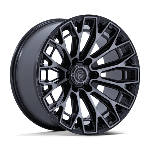 Fuel OffRoad FC882 TRAX GLOSS BLACK MACHINED FACE DARK TINTED CLEAR 6X135 20X10 -18 87.1HB