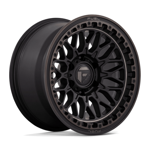 Fuel OffRoad D759 TRIGGER MATTE BLACK DARK TINT 6X5.5 17X9 -12 106.1HB
