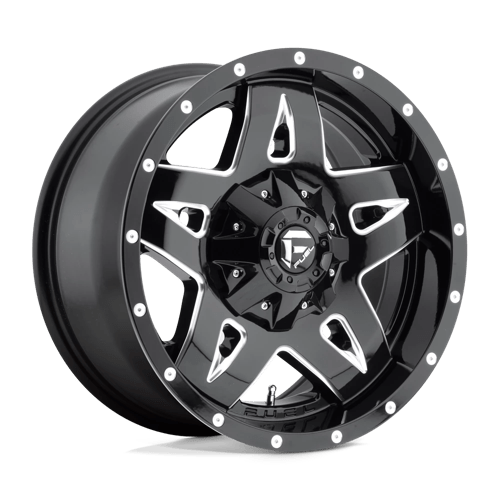 Fuel OffRoad D554 FULL BLOWN GLOSS BLACK MILLED 5x114.3/5.0 20X9 +1 78.1HB