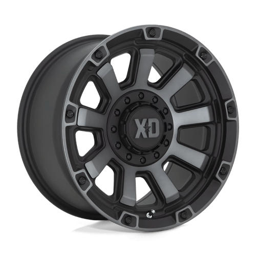 XD XD852 GAUNTLET SATIN BLACK W/ GRAY TINT 6X135/5.5 17X9 +0 106.1HB