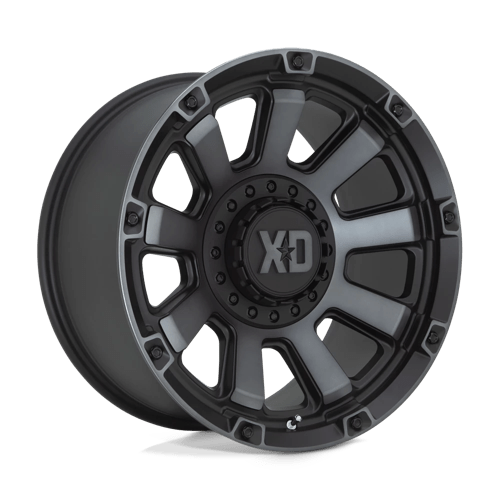 XD XD852 GAUNTLET SATIN BLACK W/ GRAY TINT 6X135/5.5 20X10 -18 106.1HB