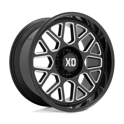 XD XD849 GRENADE II GLOSS BLACK MILLED 8X170 18X9 +18 125.1HB