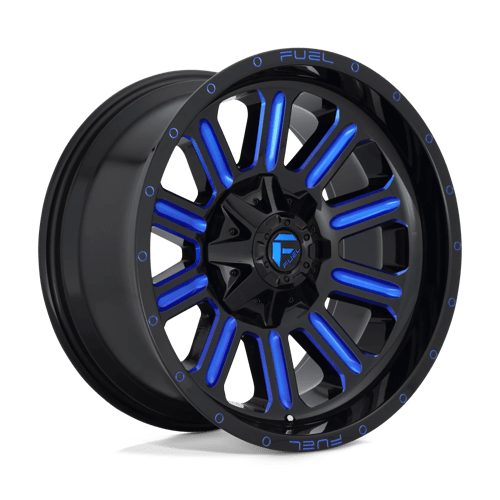 Fuel OffRoad D646 HARDLINE GLOSS BLACK BLUE TINTED CLEAR 6X135/5.5 18X9 -12 106.1HB
