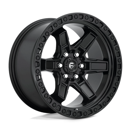 Fuel OffRoad D697 KICKER MATTE BLACK 6X4.5 17X9 +12 66.06HB