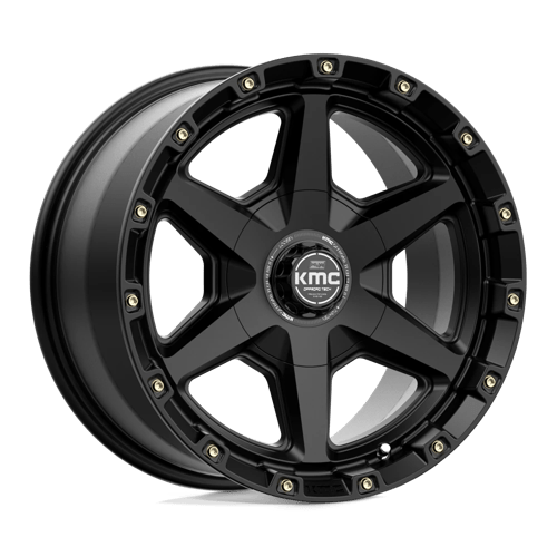 KMC KM101 TEMPO SATIN BLACK 6X135/5.5 17X9 +18 106.1HB