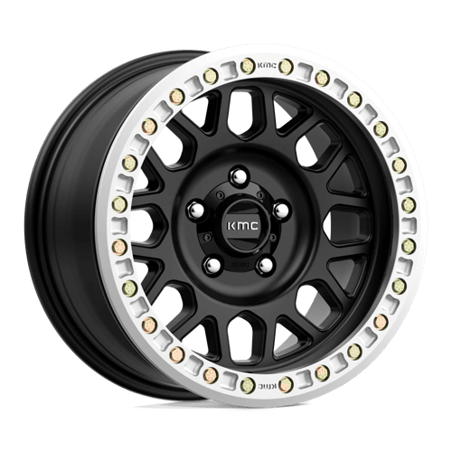 KMC KM234 GRENADE DESERT BEADLOCK SATIN BLACK 8X170 20X9 -12 125.1HB