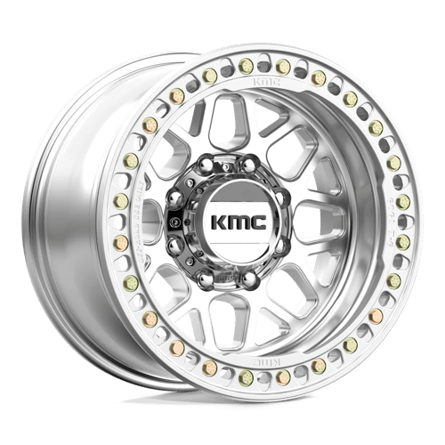 KMC KM235 GRENADE CRAWL BEADLOCK MACHINED 8X6.5 17X9 -38 125.1HB