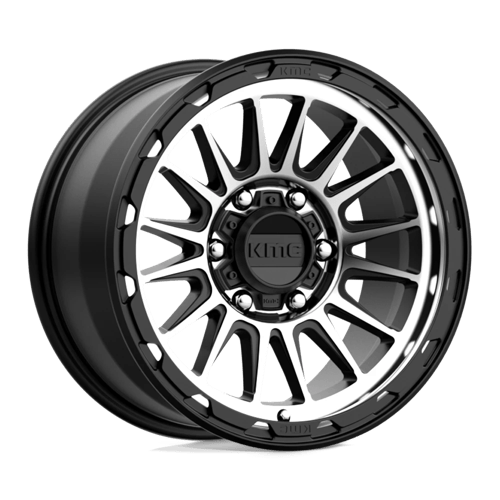 KMC KM542 IMPACT SATIN BLACK MACHINED 6X135 17X9 +18 87.1HB