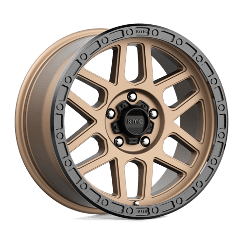 KMC KM544 MESA MATTE BRONZE W/ BLACK LIP 5X5.0 18X9 +18 71.5HB