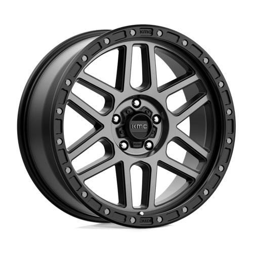 KMC KM544 MESA SATIN BLACK W/ GRAY TINT 5X5.0 17X9 +18 71.5HB