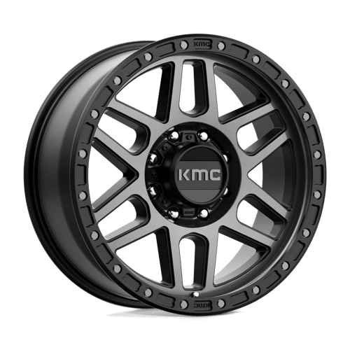 KMC KM544 MESA SATIN BLACK W/ GRAY TINT 8X180 20X9 +0 124.2HB
