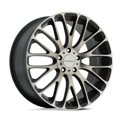 KMC KM693 MAZE SATIN BLACK W MACHINED DARK TINT FACE 5x114.3 17X7 +45 72.56HB
