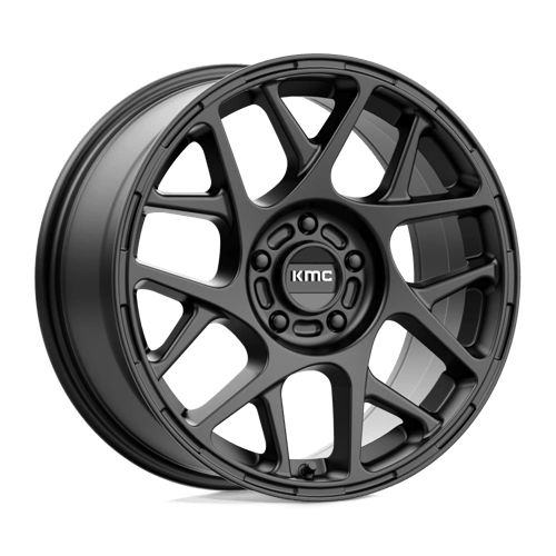 KMC KM708 BULLY SATIN BLACK 5X120 17X8 +38 74.1HB