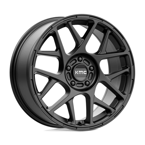 KMC KM708 BULLY SATIN BLACK 5X112 18X8 +38 66.56HB