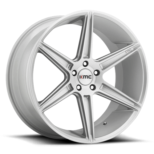 KMC KM711 PRISM BRUSHED SILVER 5X112 20X10.5 +35 66.56HB