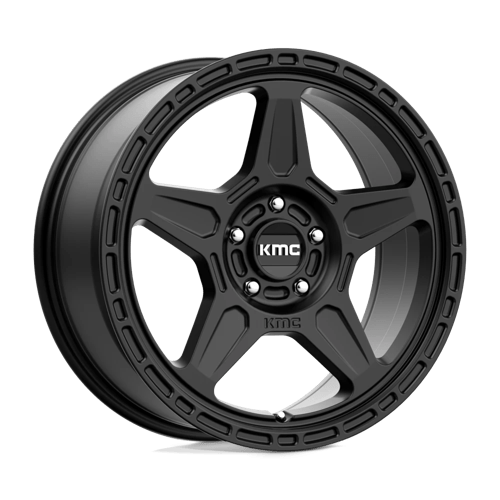 KMC KM721 ALPINE SATIN BLACK 5X4.25 18X8 +38 72.56HB
