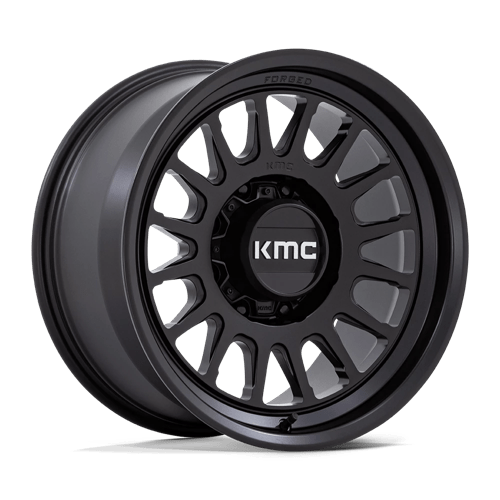 KMC KM452 IMPACT FORGED MONOBLOCK SATIN BLACK 8X170 18X9 +18 125.1HB
