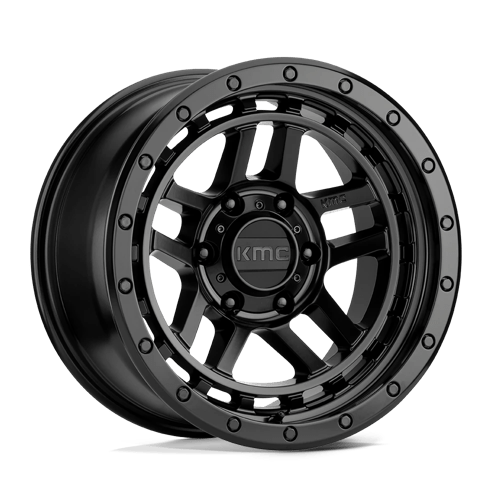 KMC KM540 RECON SATIN BLACK 6X120 17X8.5 +18 66.9HB