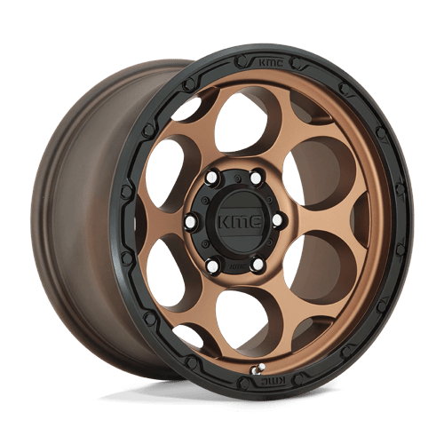 KMC KM541 DIRTY HARRY MATTE BRONZE W/ BLACK LIP 6X5.5 17X9 -12 106.1HB