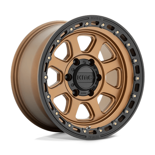 KMC KM548 CHASE MATTE BRONZE W/ BLACK LIP 8X170 18X9 +0 125.1HB
