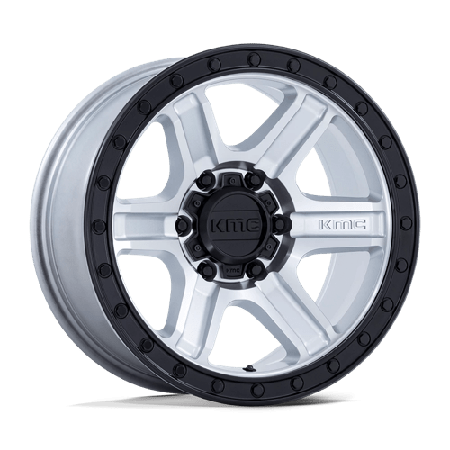 KMC KM551 OUTRUN MACHINED W/ GLOSS BLACK LIP 6X135 18X9 +18 87.1HB