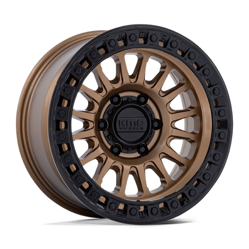 KMC KM552 IMS MATTE BRONZE W GLOSS BLACK LIP 6X5.5 20X9 +0 106.1HB
