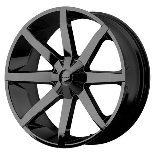 KMC KM651 SLIDE GLOSS BLACK 6X115 22X9.5 +38 72.56HB
