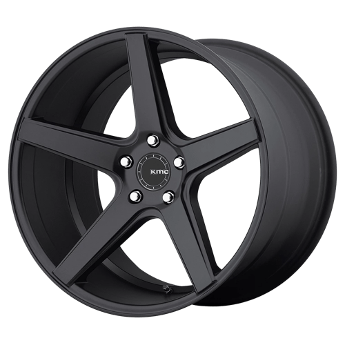 KMC KM685 DISTRICT SATIN BLACK 5X112 20X10.5 +45 66.56HB