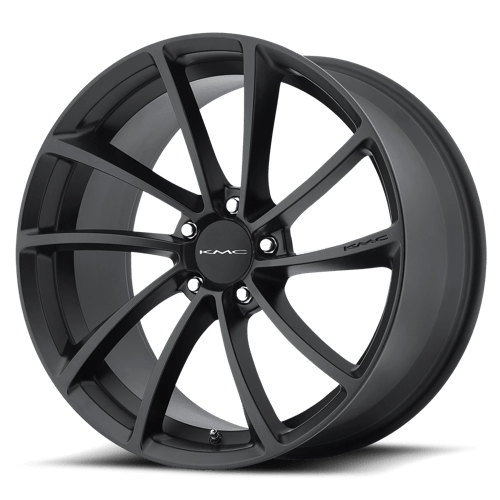 KMC KM691 SPIN SATIN BLACK 5X112 19X8.5 +35 72.56HB