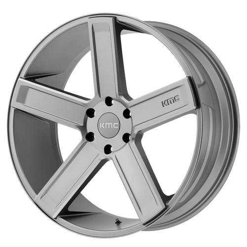 KMC KM702 DUECE SATIN GRAY MILLED 6X5.5 20X8.5 +15 106.1HB