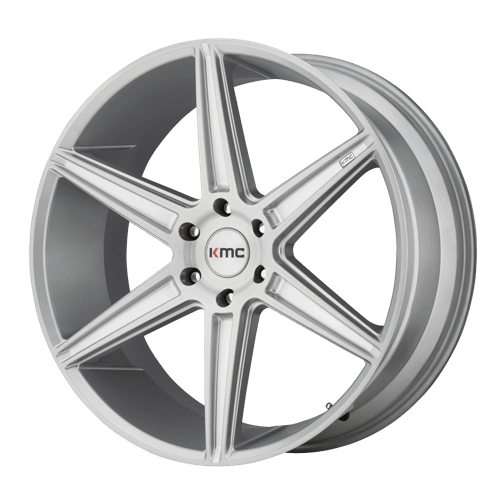 KMC KM712 PRISM TRUCK BRUSHED SILVER 6X5.5 20X9 +30 100.3HB