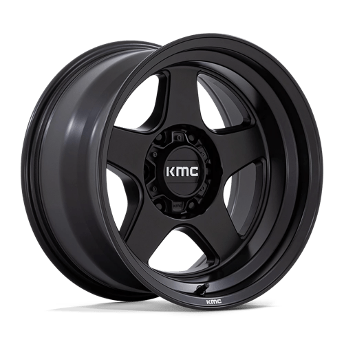 KMC KM728 LOBO MATTE BLACK 6X4.5 17X8.5 +18 66.06HB