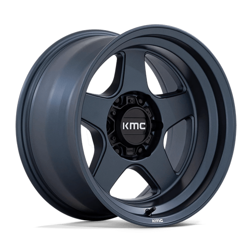 KMC KM728 LOBO METALLIC BLUE 6X4.5 17X8.5 +18 66.06HB