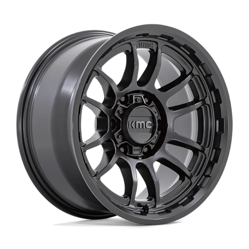 KMC KM727 WRATH SATIN BLACK 5X5.0 17X8.5 +0 71.5HB