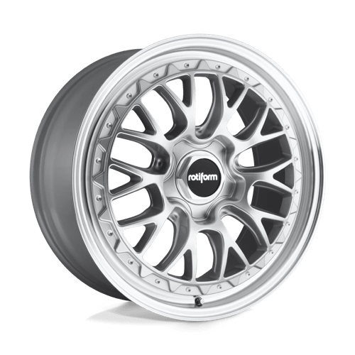 Rotiform R155 LSR GLOSS SILVER MACHINED 5X112 19X10 +35 66.56HB